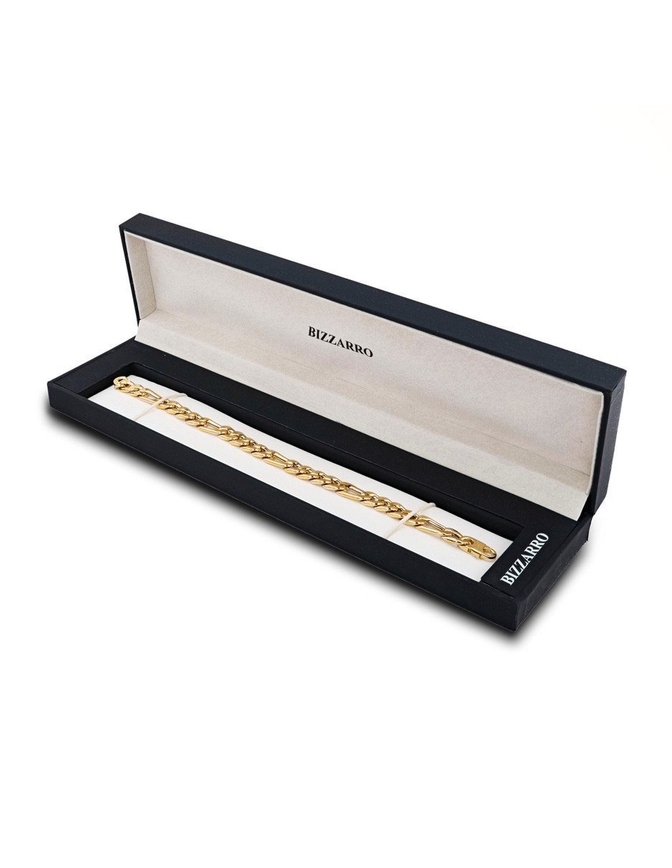 Pulsera Joyerias Bizzarro de oro amarillo 14 k con acabado brillante