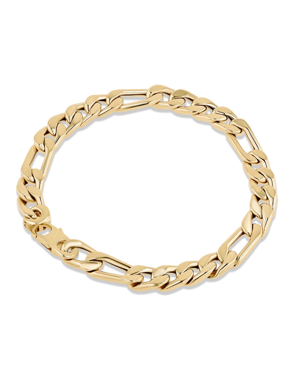 Pulsera Joyerias Bizzarro de oro amarillo 14 k con acabado brillante