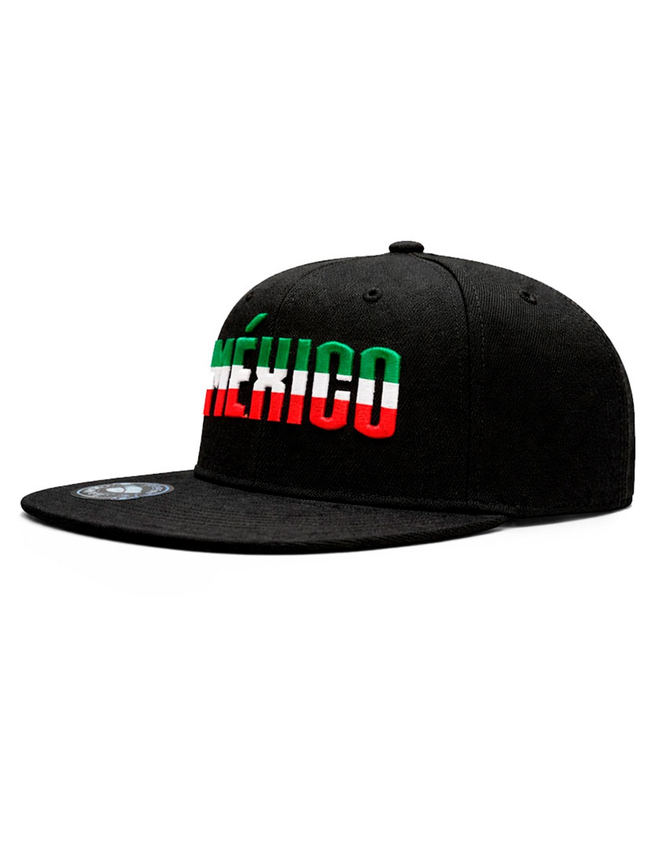 Gorra visera plana snapback para fútbol knite México para hombre