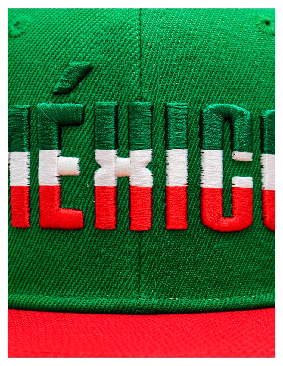 Gorra visera plana snapback para fútbol México para hombre 6