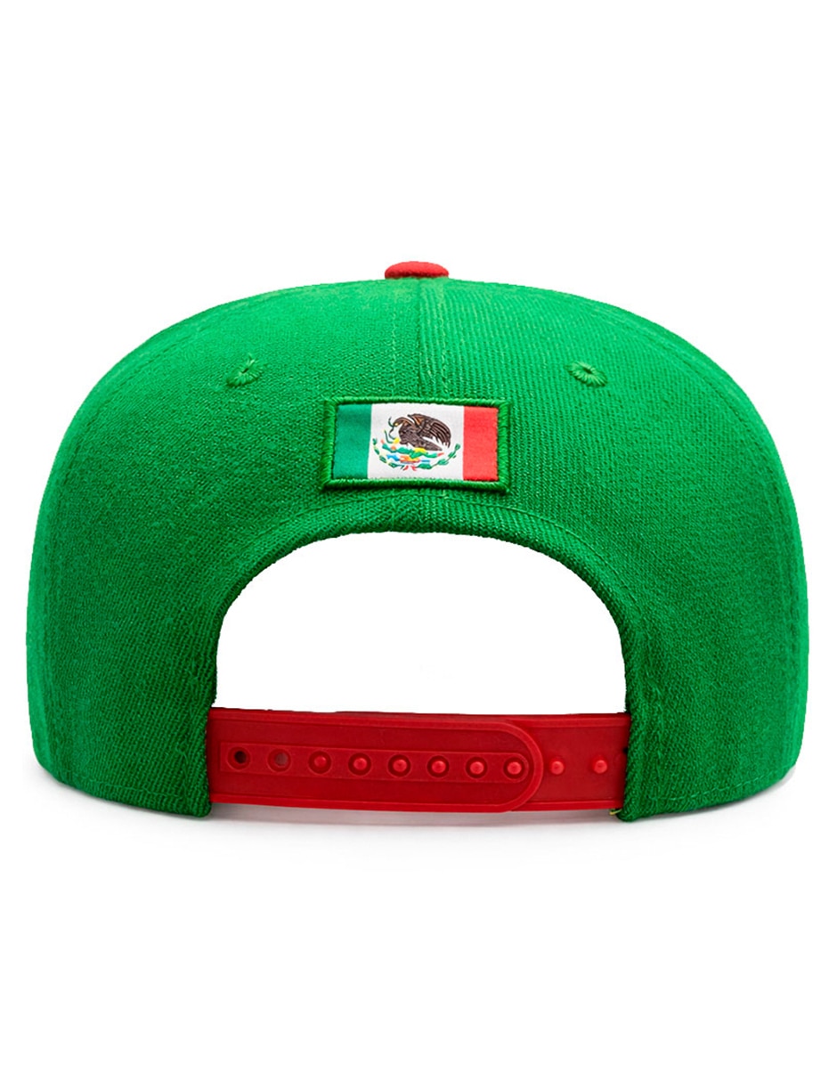 Gorra visera plana snapback para fútbol México para hombre 5