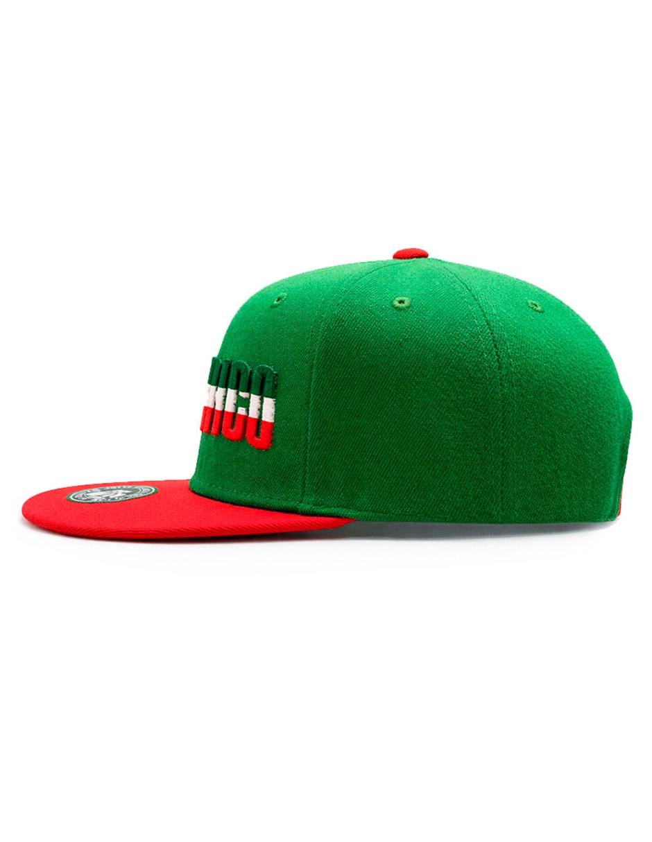 Gorra visera plana snapback para fútbol México para hombre 4