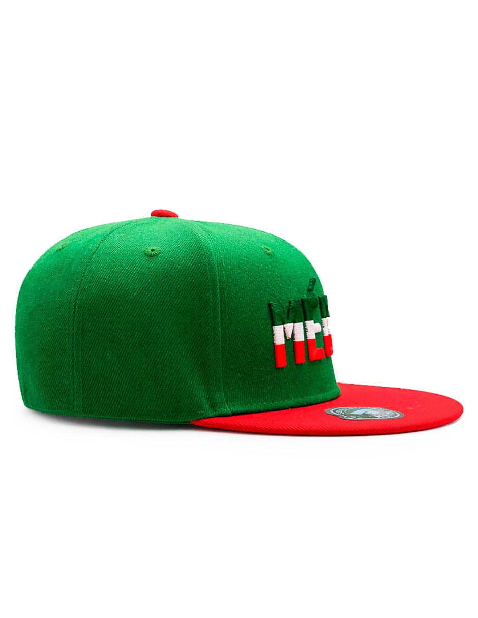 Gorra visera plana snapback para fútbol México para hombre 7