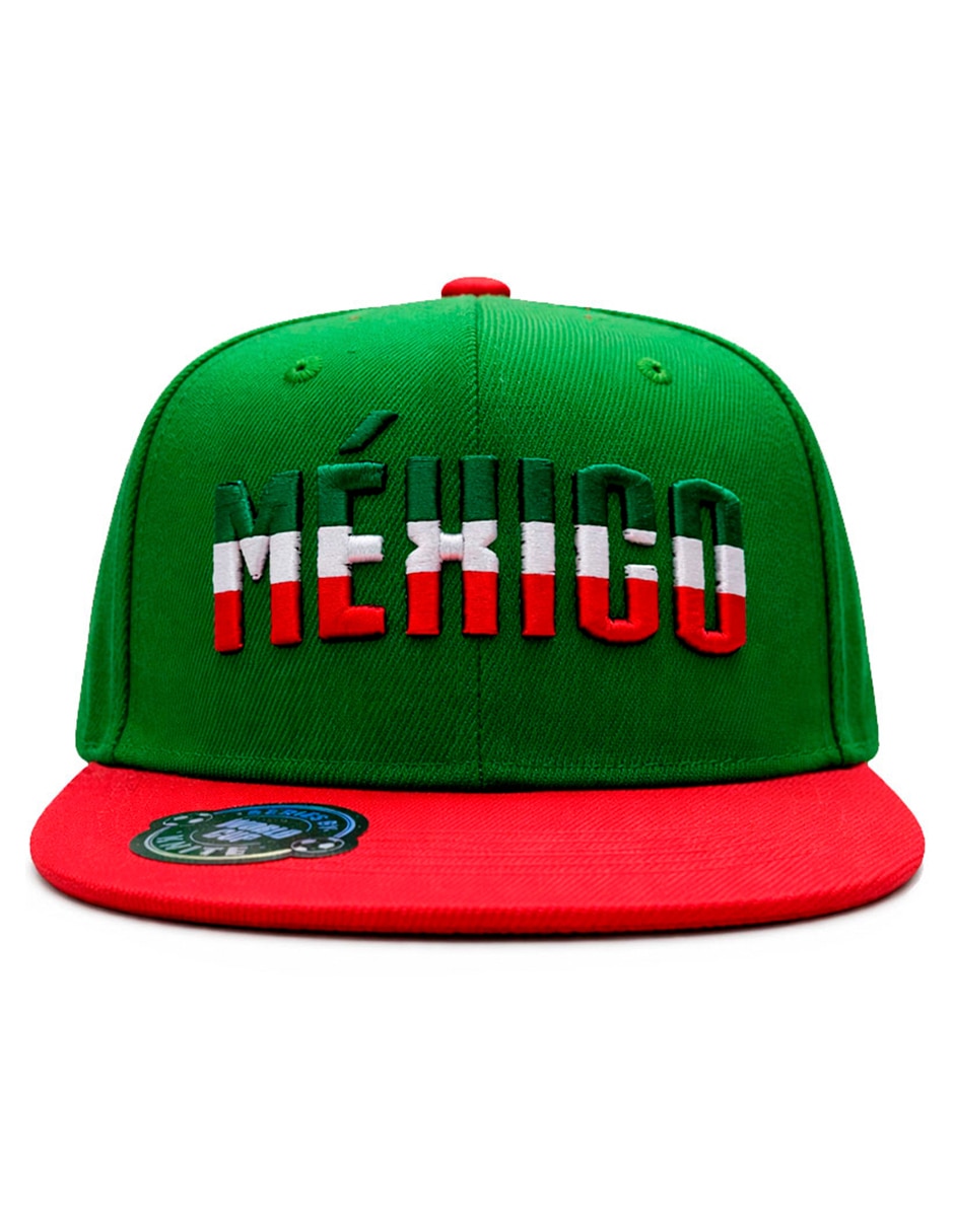 Gorra visera plana snapback para fútbol México para hombre 3