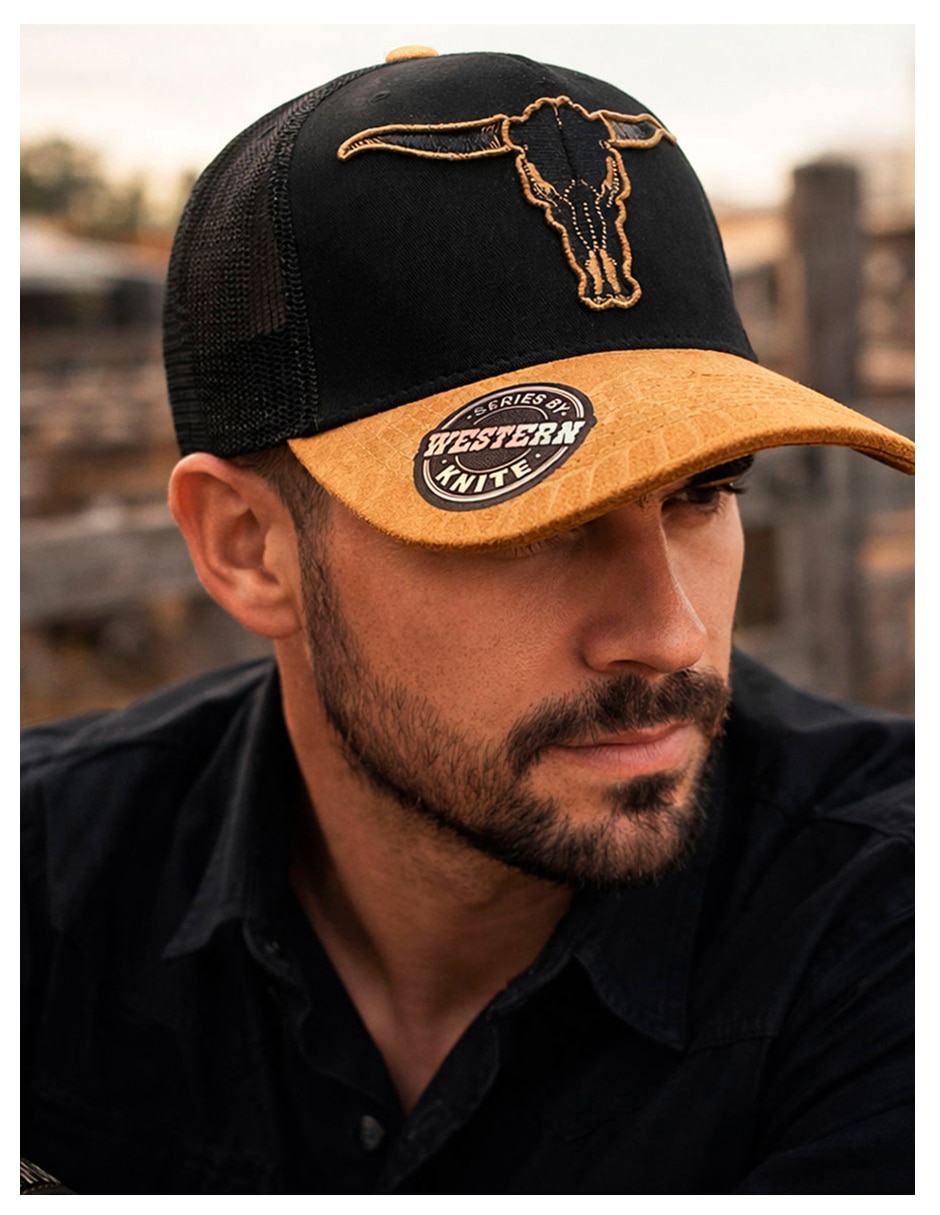 Gorra visera curva snapback casual para hombre 2