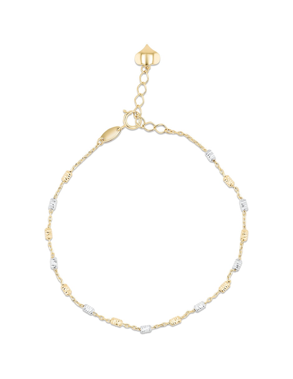 Pulsera Joyerias Bizzarro de oro amarillo 14 k con acabado brillante