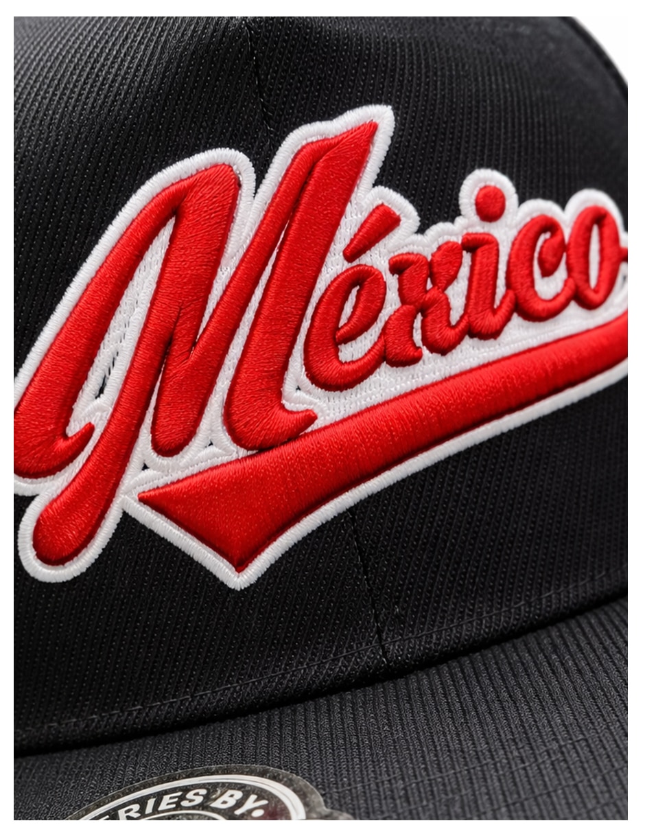 Gorra visera plana snapback para fútbol knite México para hombre