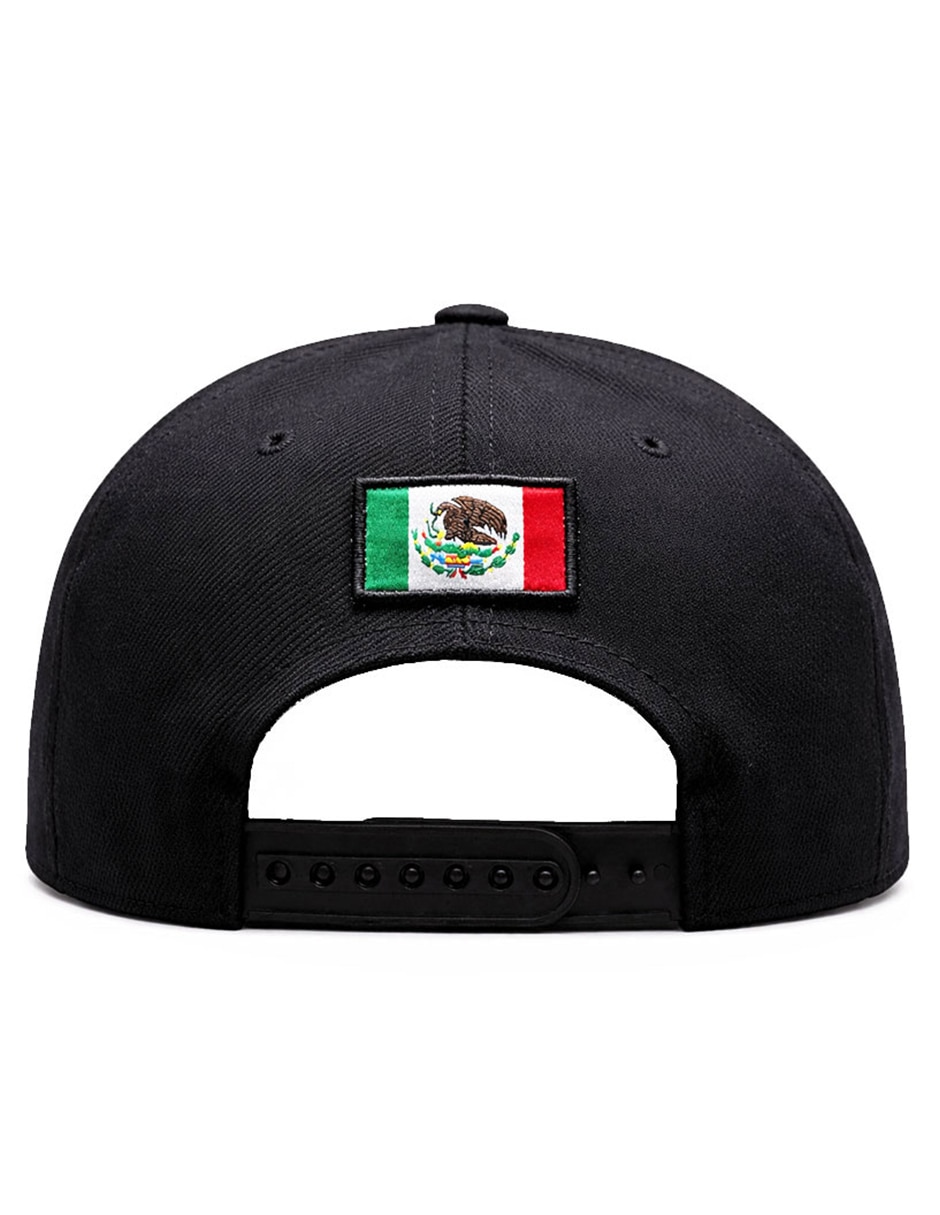 Gorra visera plana snapback para fútbol knite México para hombre