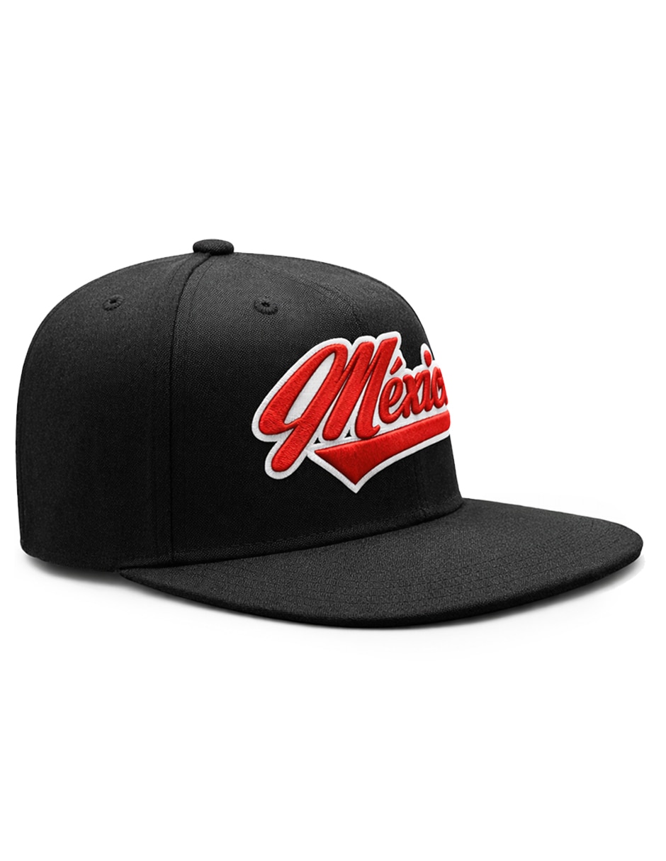 Gorra visera plana snapback para fútbol knite México para hombre