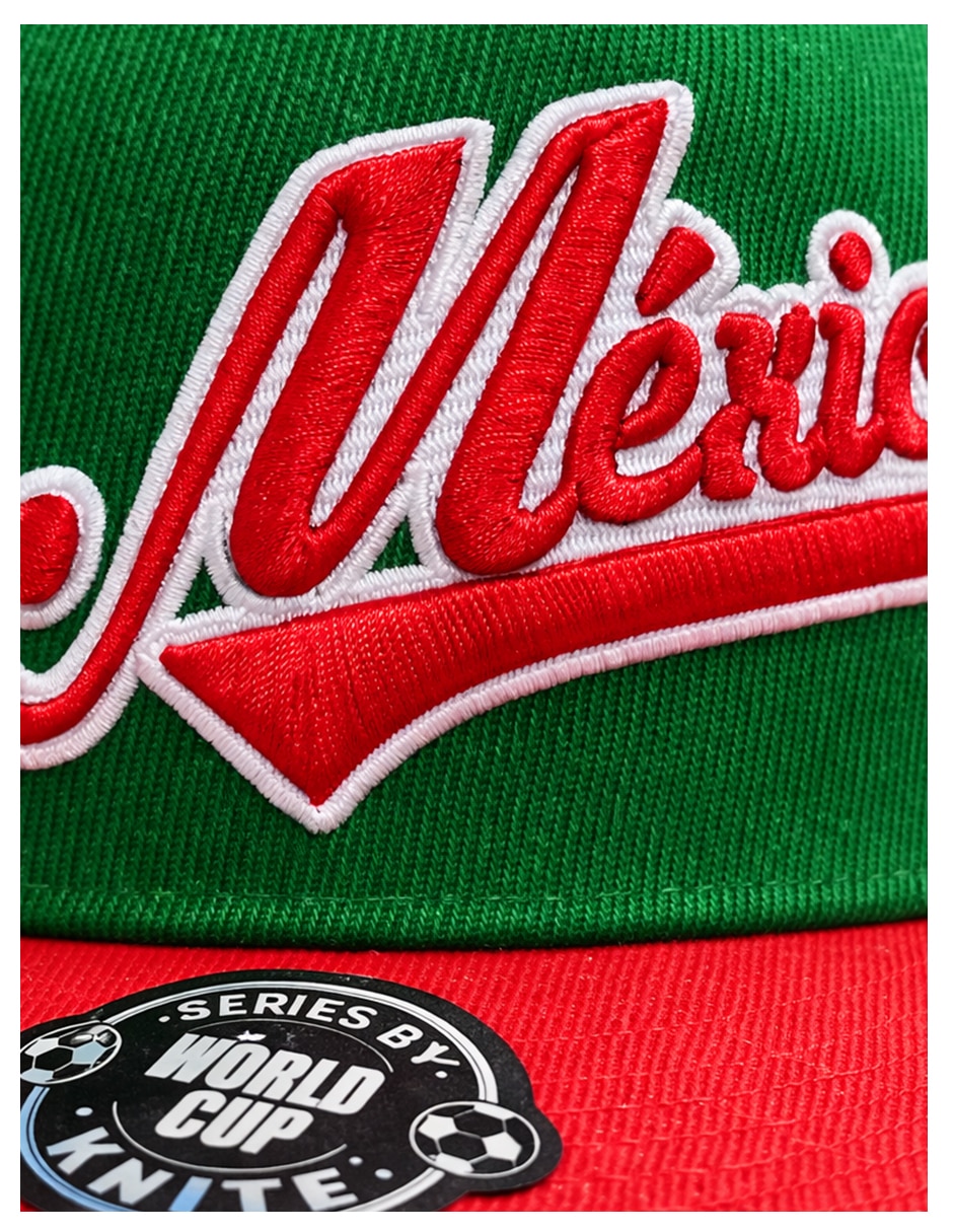 Gorra visera plana snapback para fútbol México para hombre 3