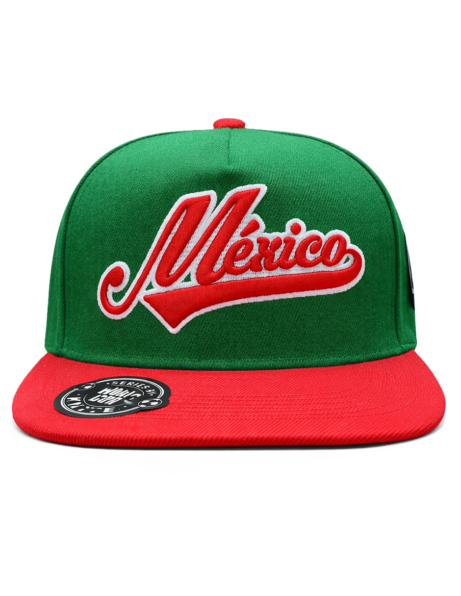 Gorra visera plana snapback para fútbol México para hombre 2