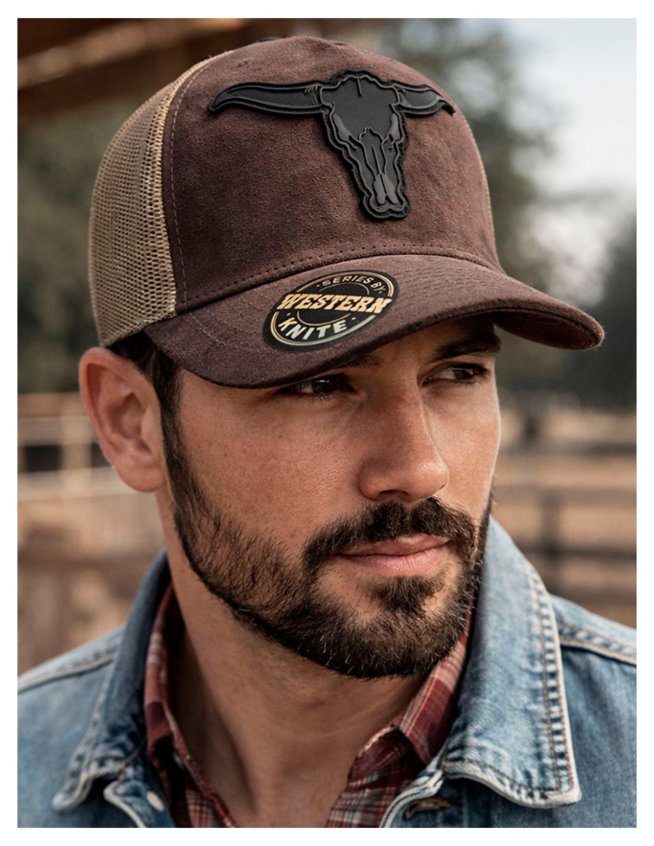 Gorra visera curva snapback casual knite para hombre