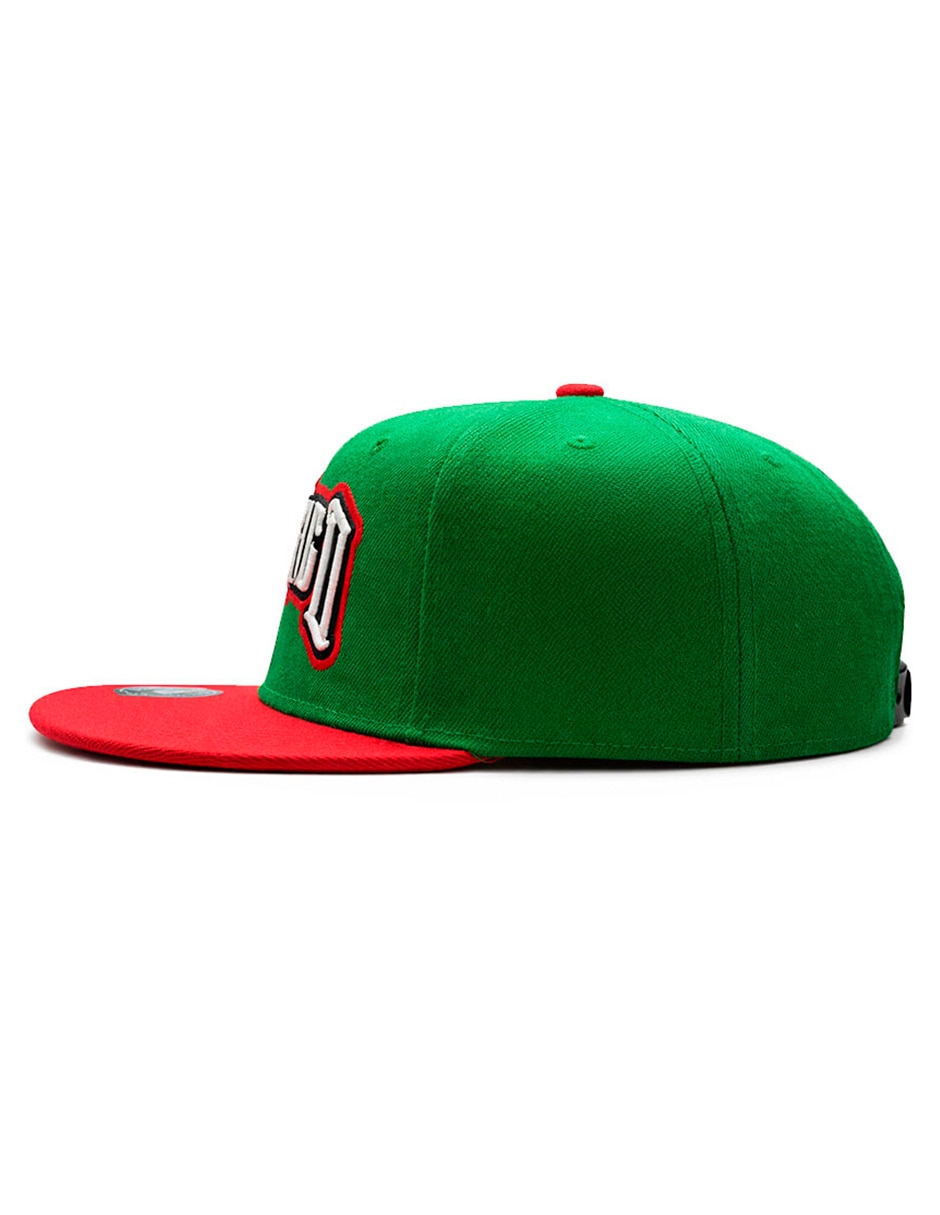 Gorra visera plana snapback para fútbol knite México para hombre