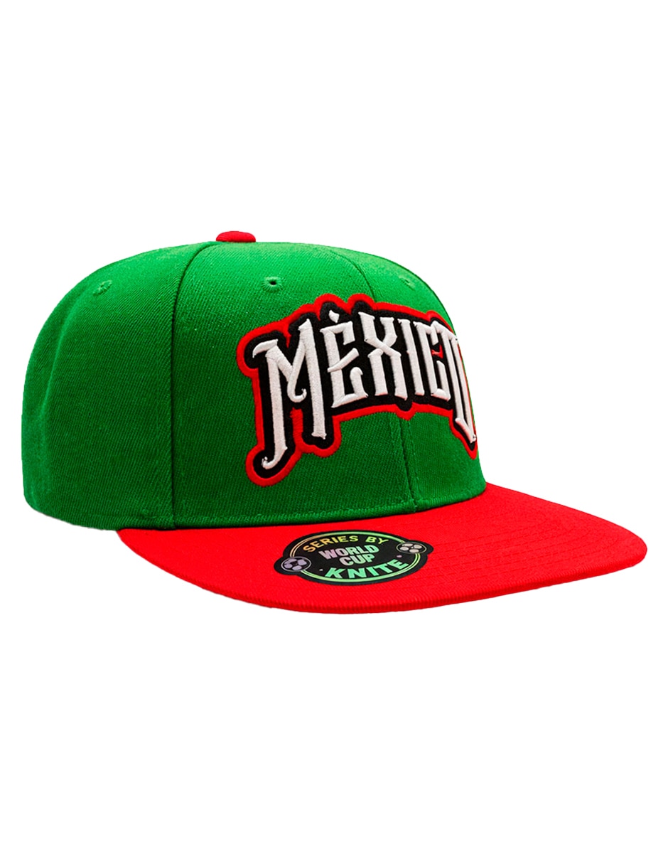 Gorra visera plana snapback para fútbol México para hombre Gorra visera plana snapback para fútbol México para hombre