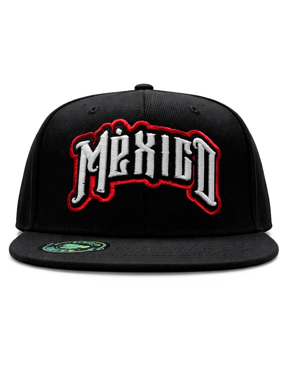 Gorra visera plana snapback para fútbol knite México para hombre