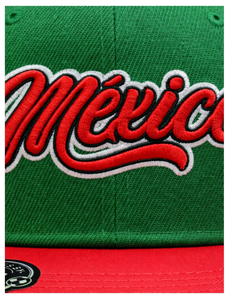 Gorra visera plana snapback para fútbol México para hombre 2