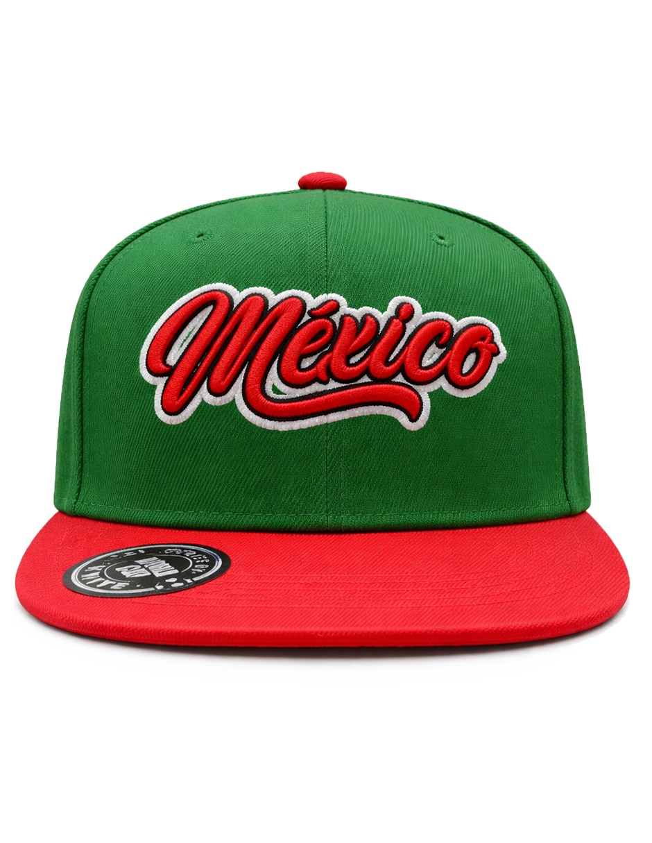 Gorra visera plana snapback para fútbol México para hombre 4