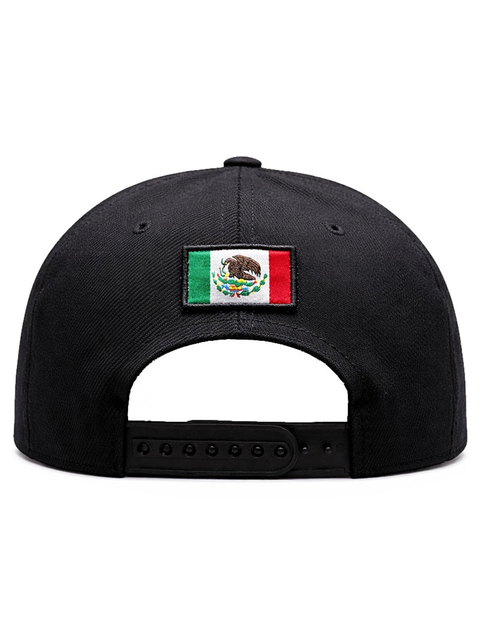 Gorra visera plana snapback para fútbol knite México para hombre