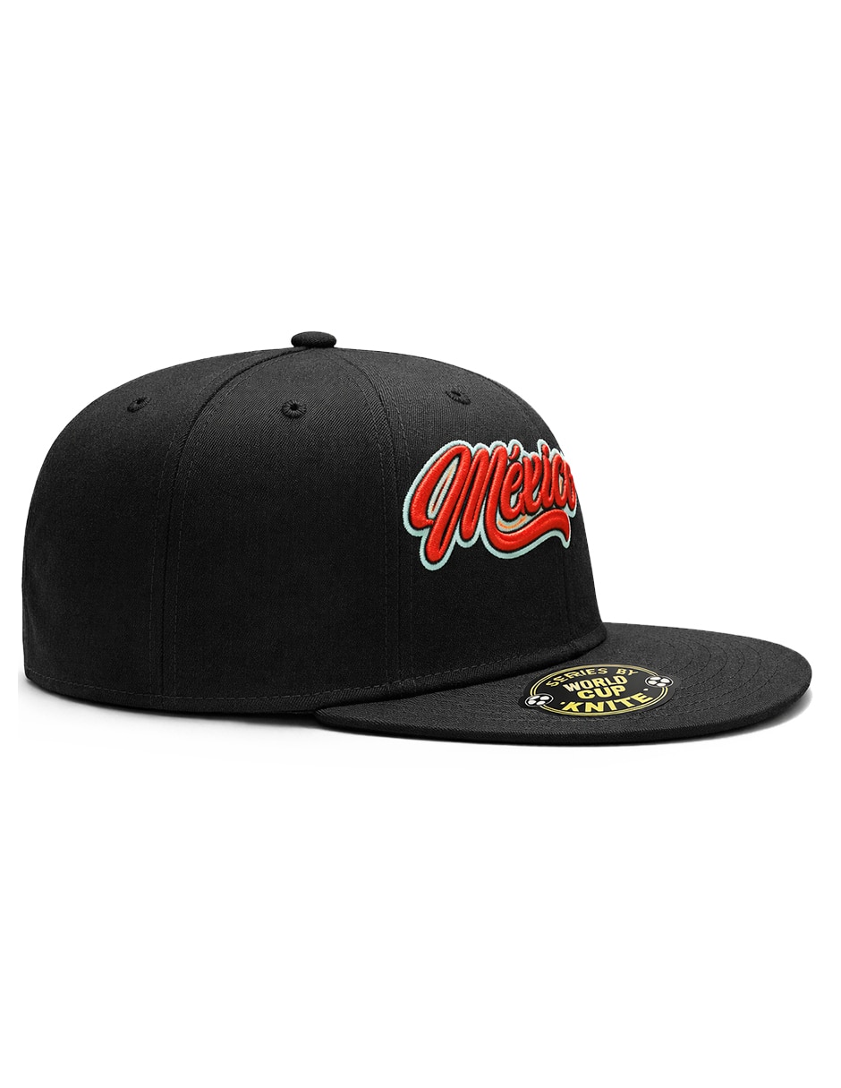 Gorra visera plana snapback para fútbol knite México para hombre