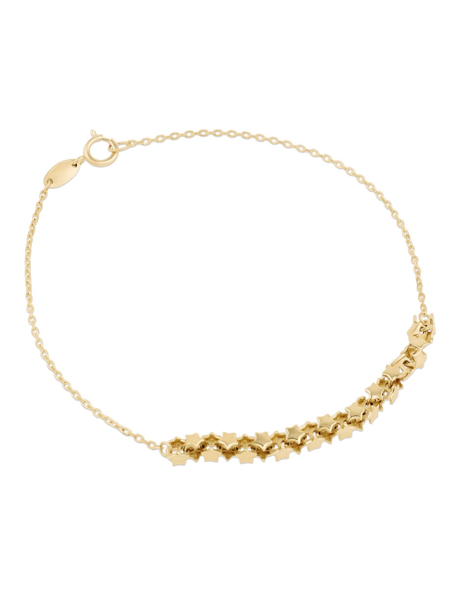 Pulsera Joyerias Bizzarro de oro amarillo 14 k con acabado brillante