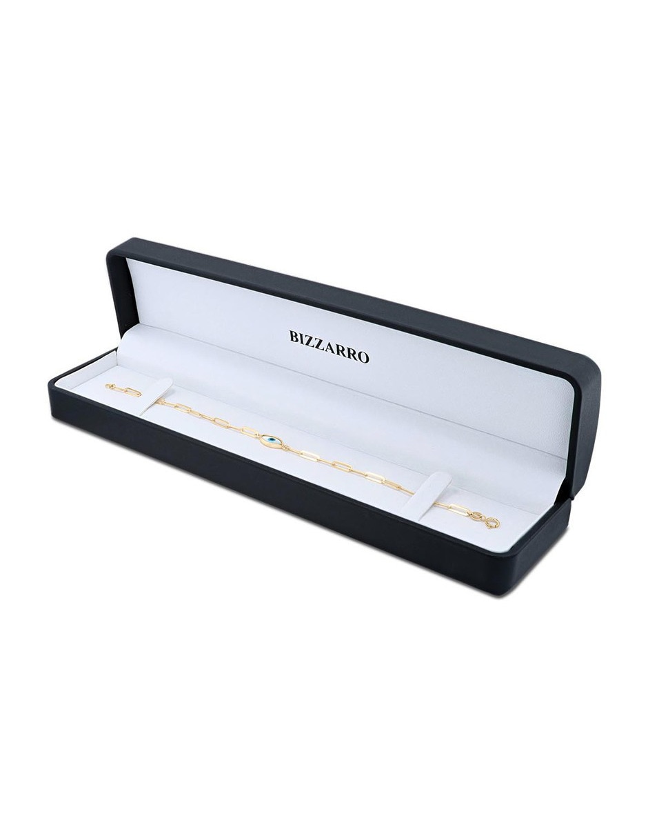 Pulsera de oro amarillo 14 K acabado brillante 3