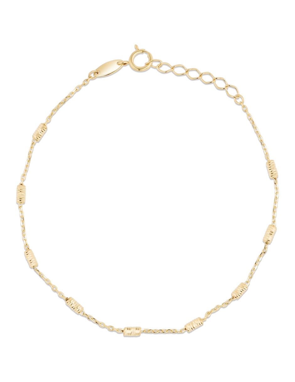 Imagen de producto Pulsera Joyerias Bizzarro de oro amarillo 14 k con acabado brillante