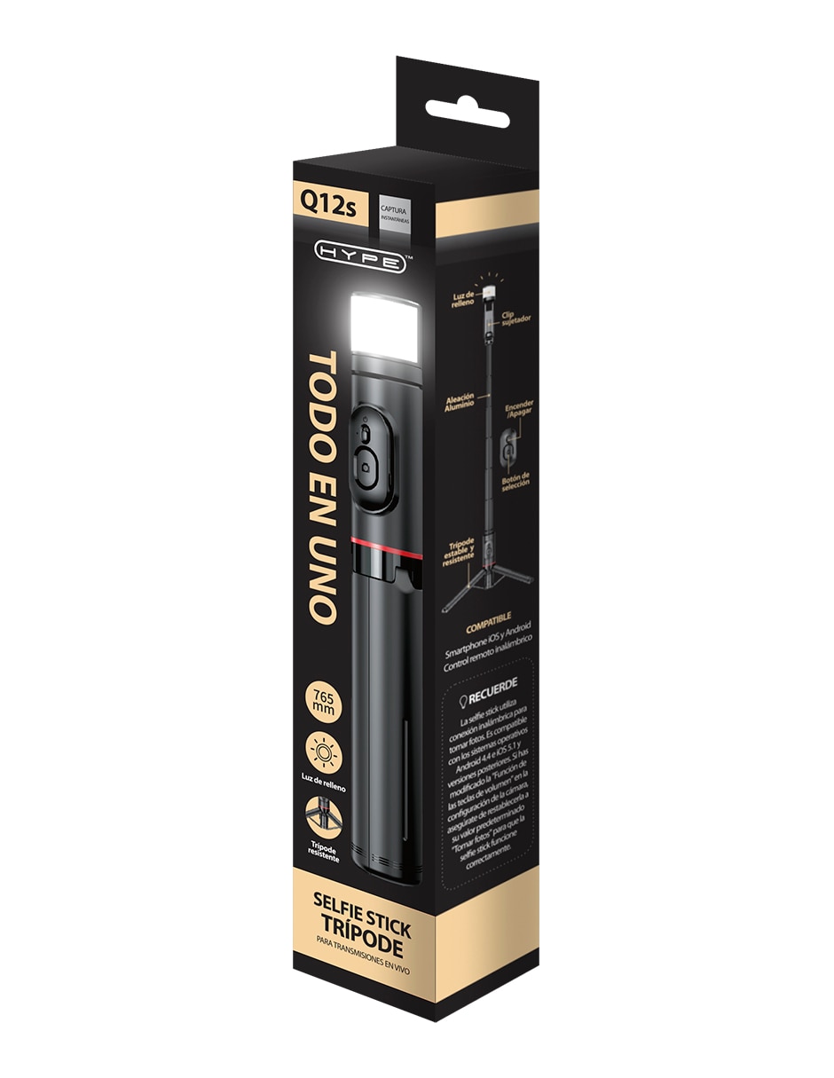 Selfie stick Hype Q12S con control remoto