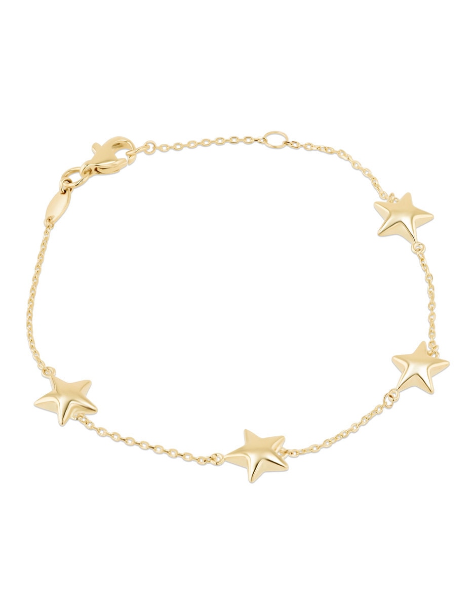 Pulsera Joyerias Bizzarro de oro amarillo 14 k con acabado brillante