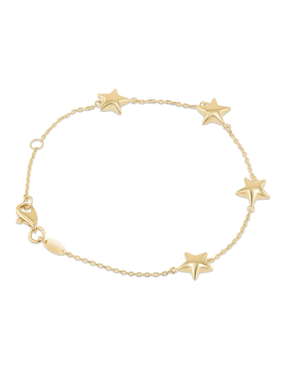 Pulsera Joyerias Bizzarro de oro amarillo 14 k con acabado brillante
