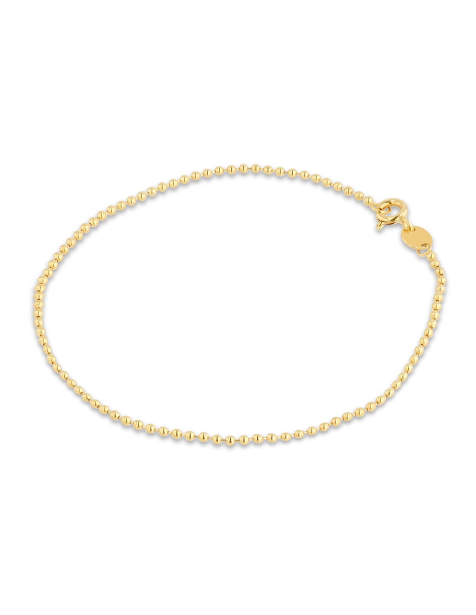 Pulsera de Oro 14 k con acabado brillante 3