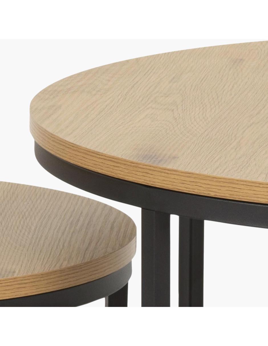 Mesa de centroanidadas spiro form design de melamina