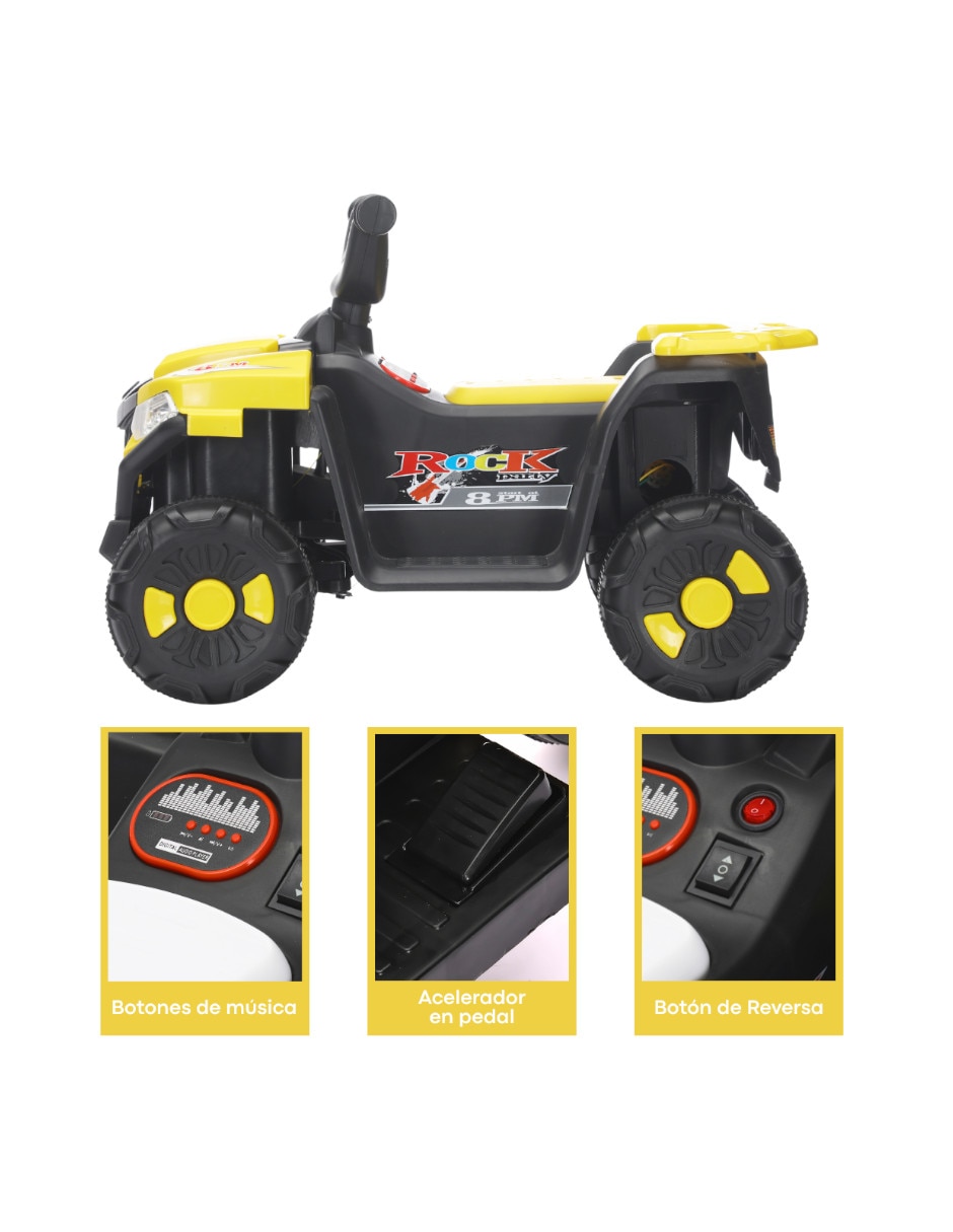 Cuatrimoto eléctrica para niños Bdm803 batería 6v Dodo Kids