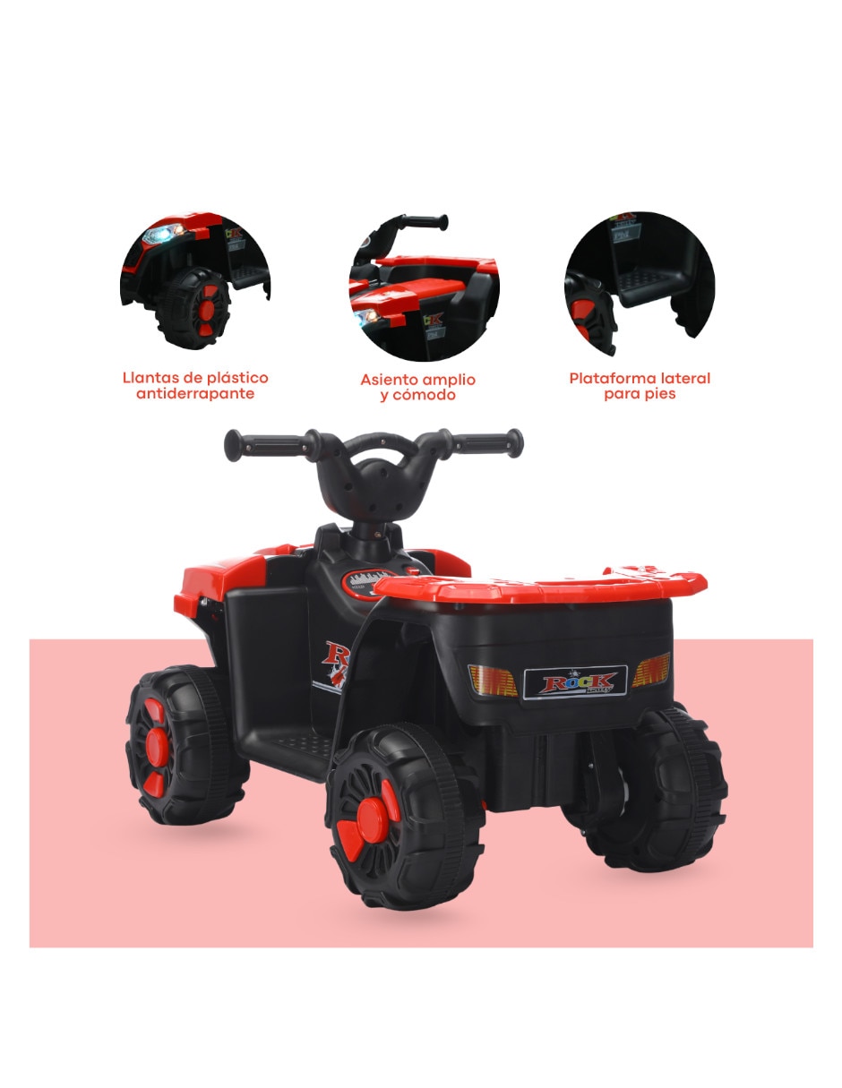 Cuatrimoto eléctrica para niños Bdm803 batería 6v 3