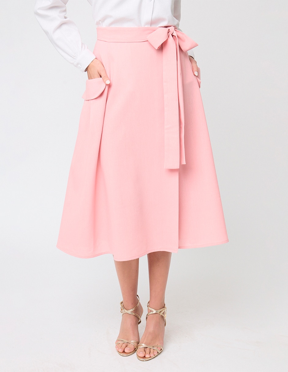 Falda midi