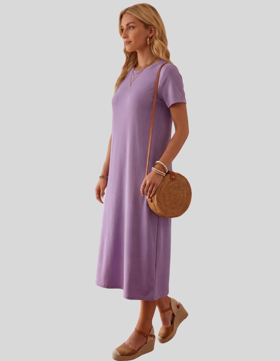 Vestido midi casual para mujer 7