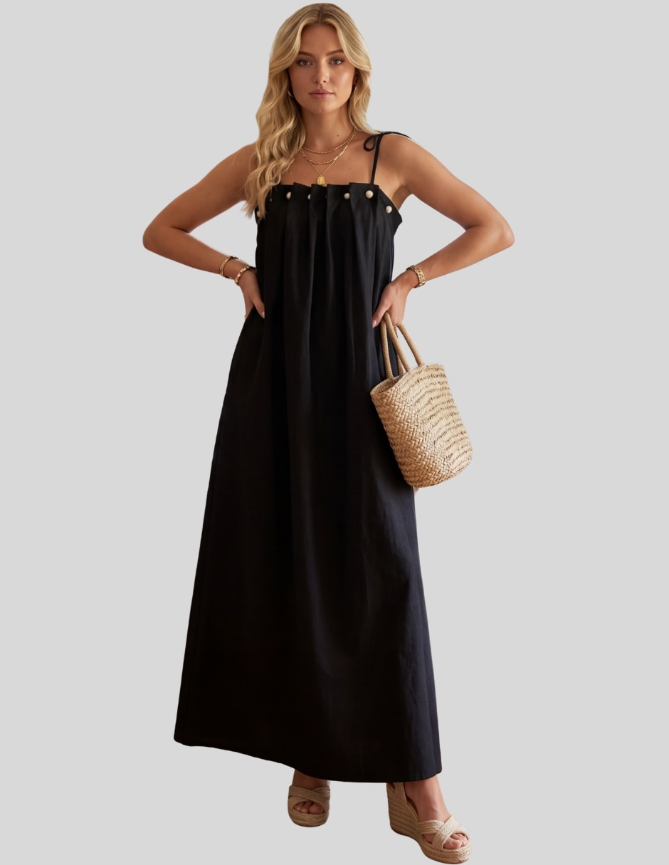 Vestido largo formal para mujer 6
