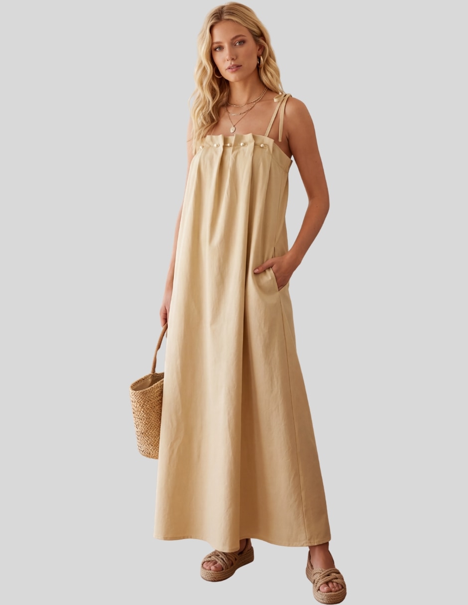 Vestido largo formal Malabis para mujer