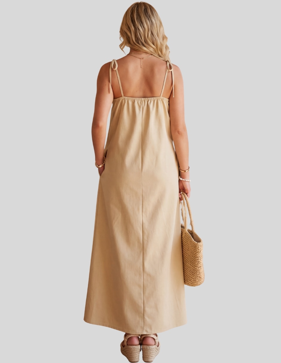 Vestido largo formal Malabis para mujer