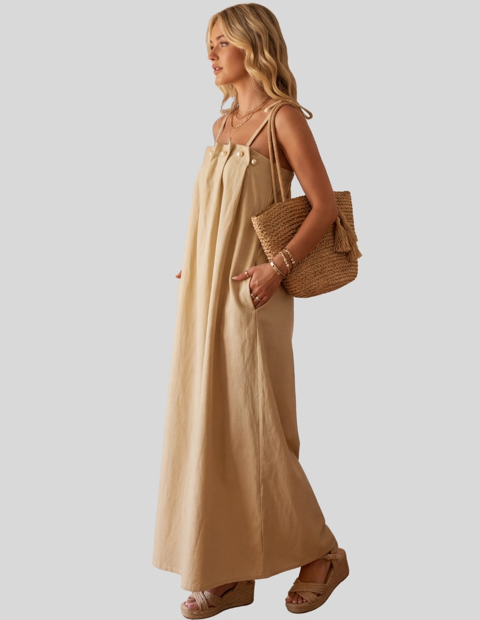 Vestido largo formal Malabis para mujer