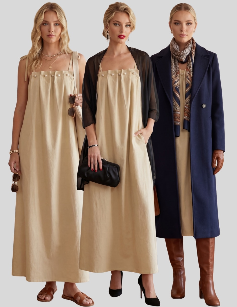 Vestido largo formal Malabis para mujer