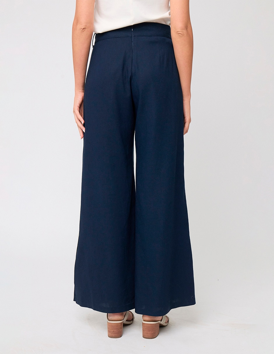 Pantalón de vestir Linea Pura recto para mujer