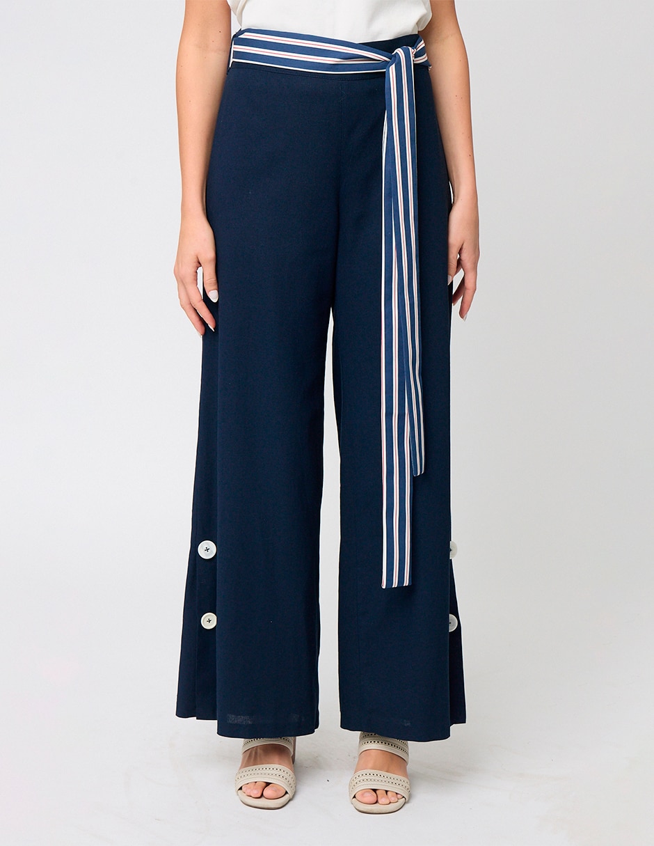 Pantalón de vestir recto para mujer