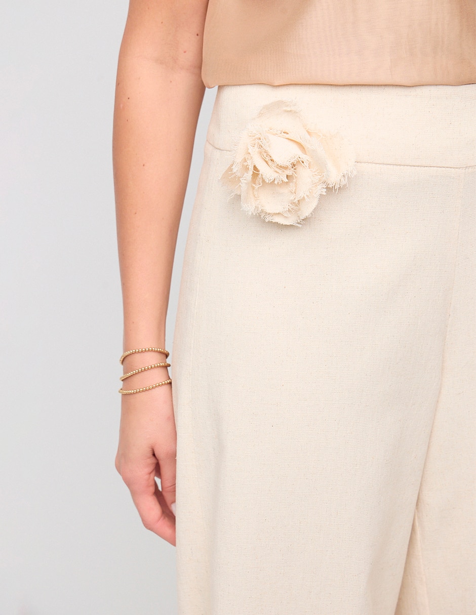 Pantalón relaxed Linea Pura barrel para mujer