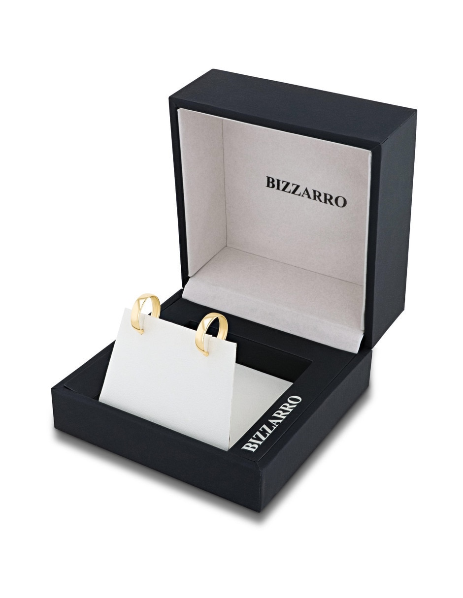 Arracadas JOYERIAS BIZZARRO de plata vermeil P 925 con acabado brillante