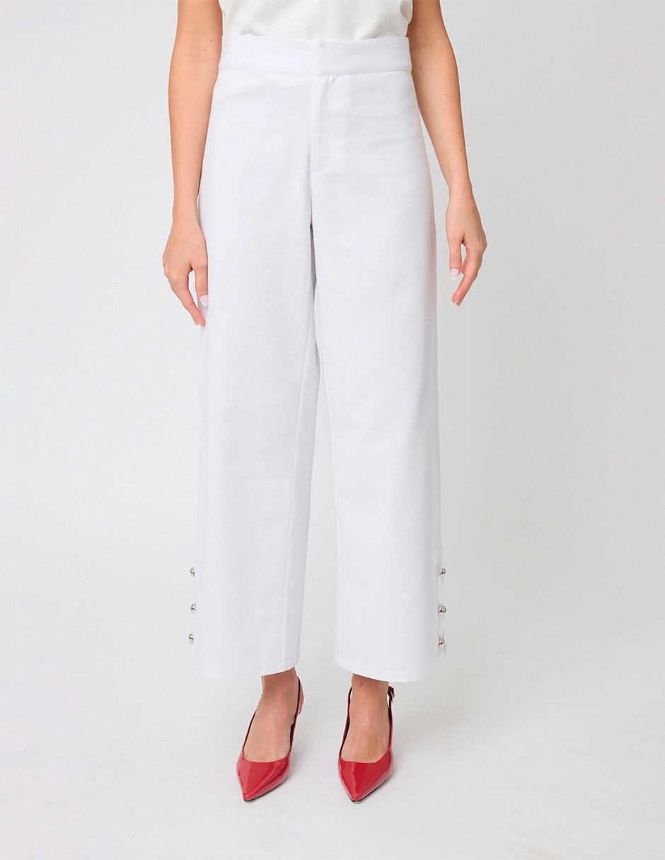 Pantalón de vestir recto para mujer