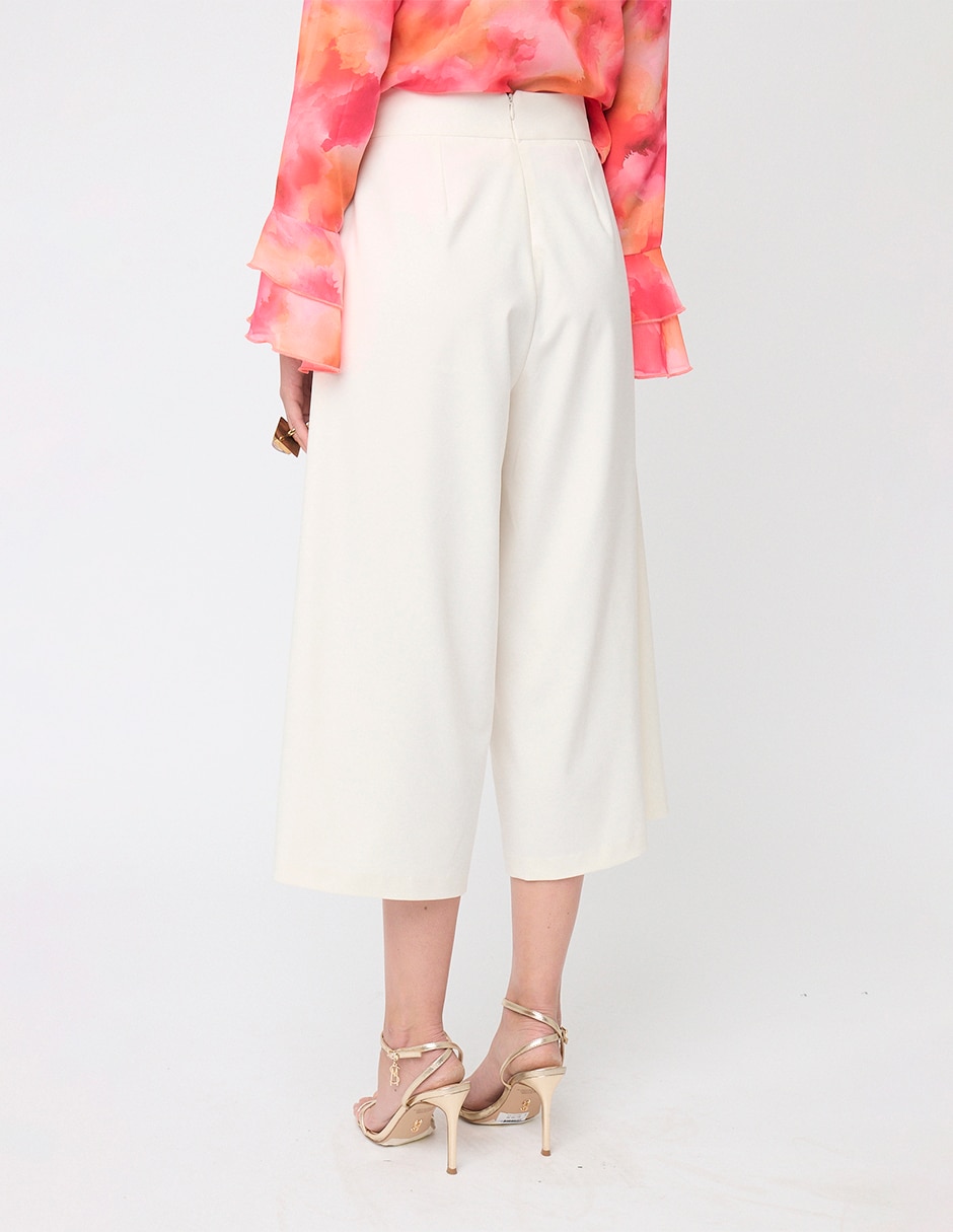 Pantalón Coulotte Linea Pura Wide leg para mujer