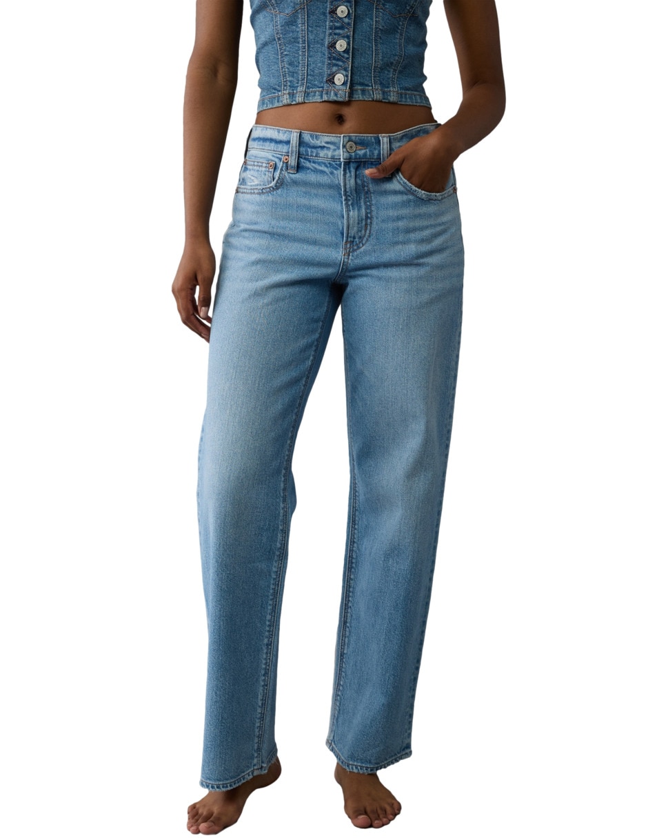 Jeans straight para mujer