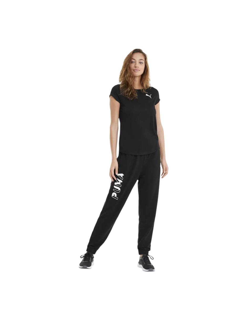 Playera manga corta Puma Active Tee cuello redondo para mujer