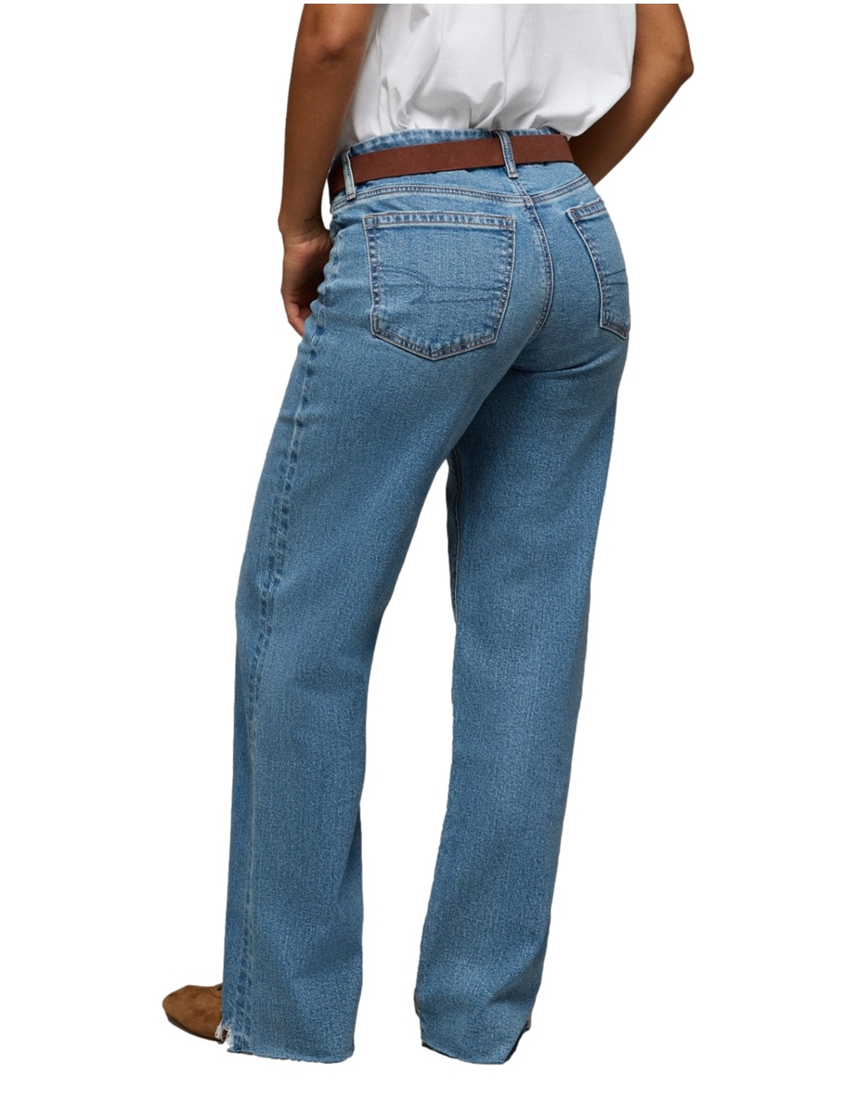 Jeans/Jegging/Jeans jogger Regular Relajado AMERICAN EAGLE 4431_5809_930 corte Media cintura para mujer