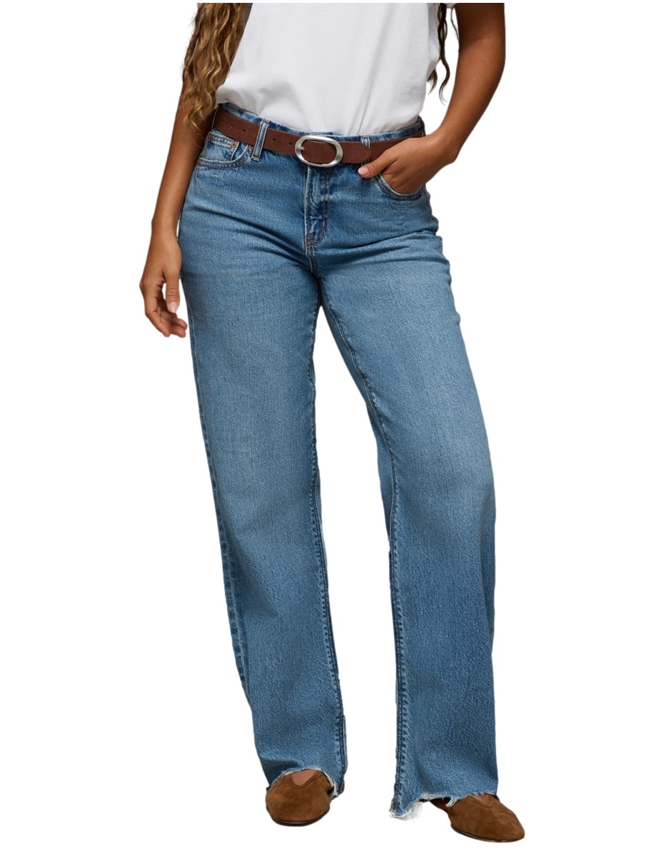 Jeans wide leg para mujer